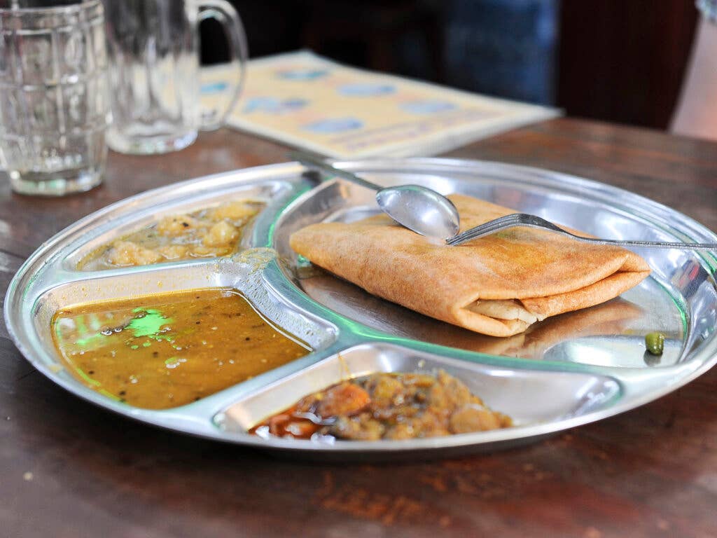 Burmese street food Dosa