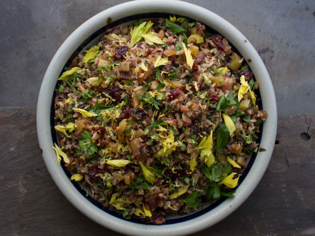 Wild Rice with Dried Cherries