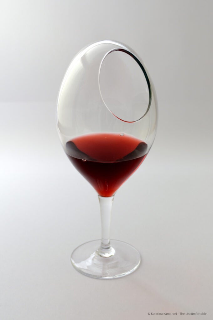 Uncomfortable Wine Glass