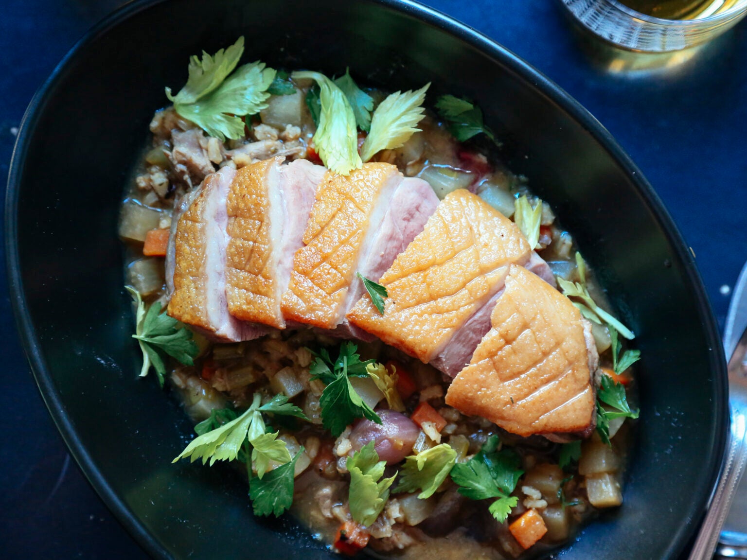 Pan Roasted Duck Breast with Scotch Broth Saveur