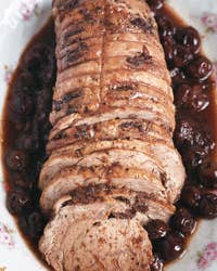 Roast Veal with Sour Cherries