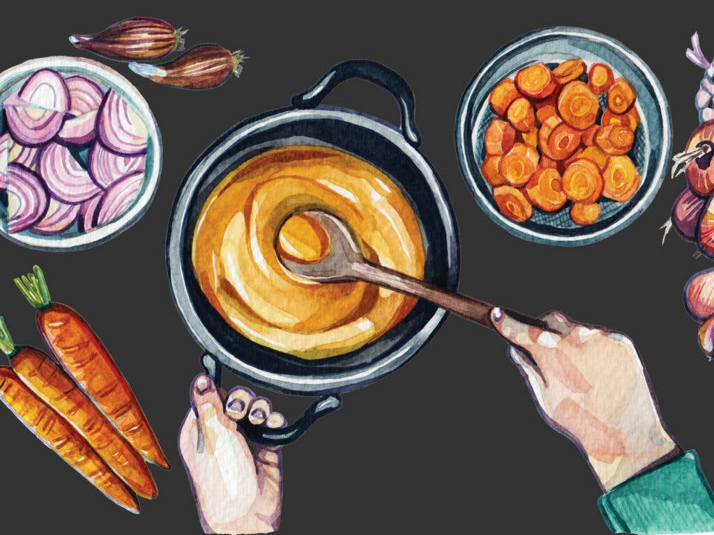 Veggie Purée Illustration