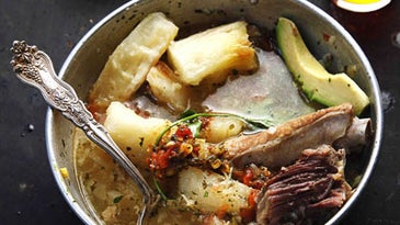 Colombian Pork, Beef, and Chicken Soup (Puchero)