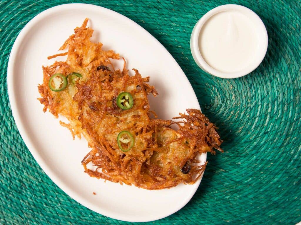 Potato Jalapeño Latkes