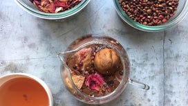 Sumac, Hibiscus, and Dried Lime Herbal Tea