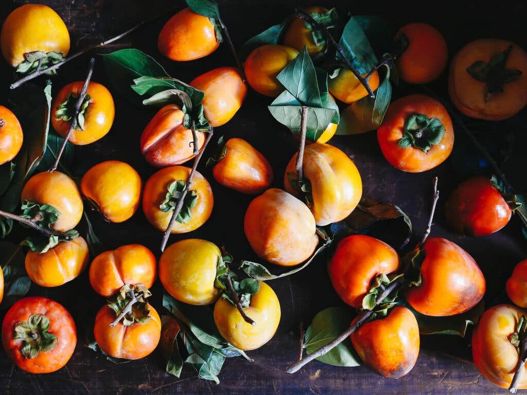 persimmons