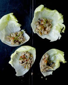 Chinese Minced Chicken Wraps