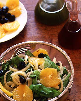 Sicilian Fennel Salad with Oranges, Arugula, and Black Olives