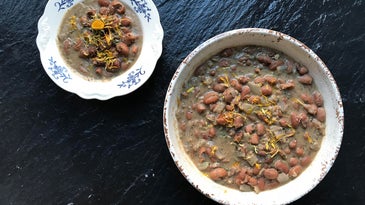 Beans with Walnuts and Spices
