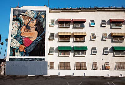 A mural in downtown LA