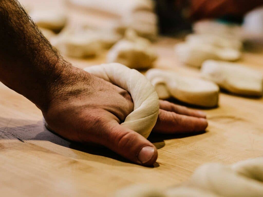 Forage Market Bagels Rolling