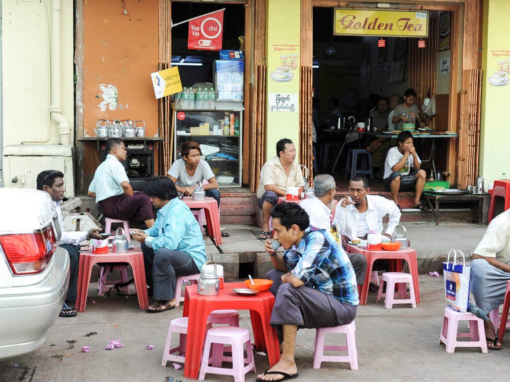 Burmese street food