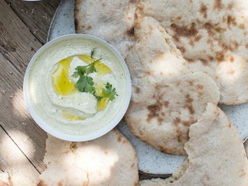 Egypt, recipe, parsley tahini