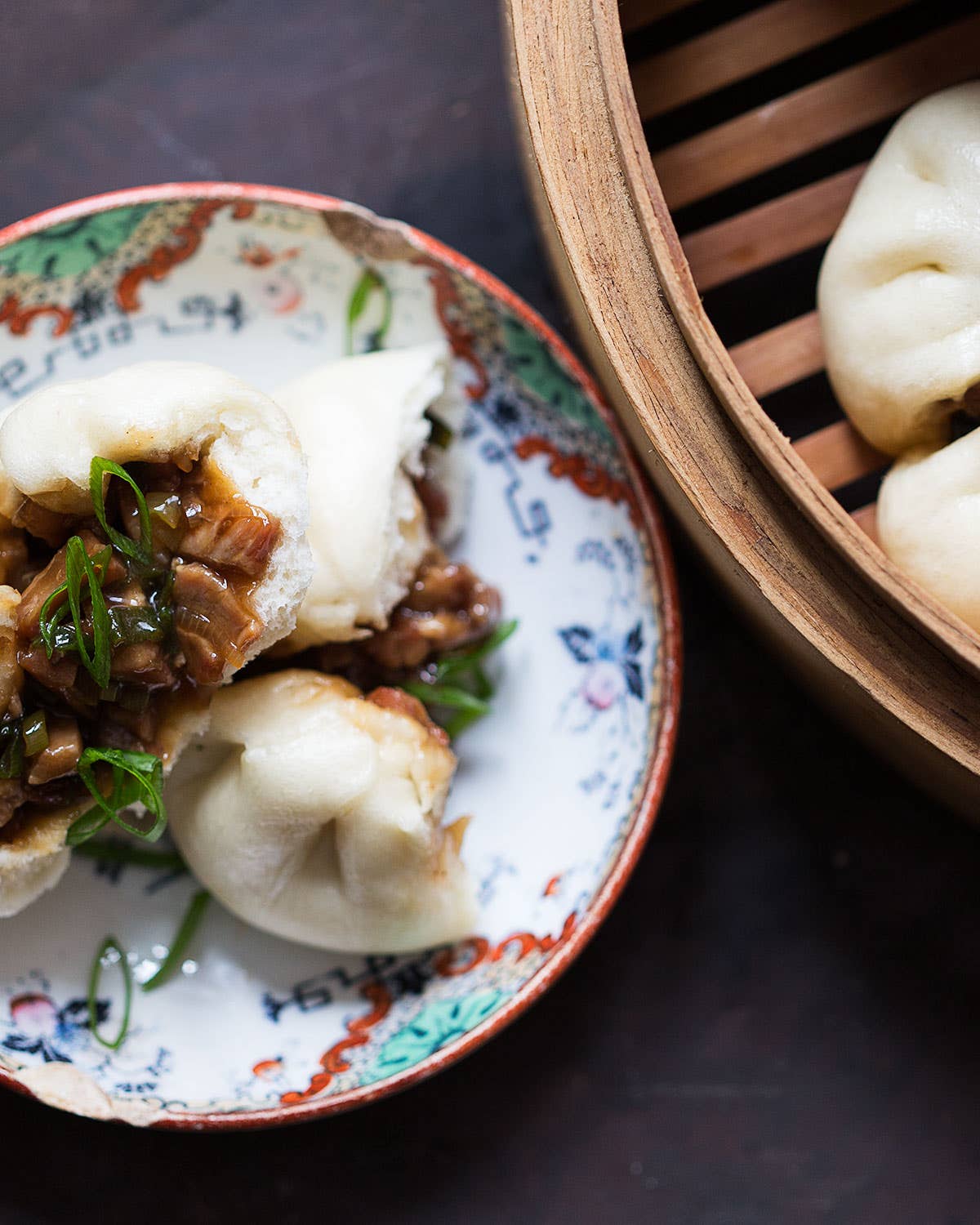Chinese Steamed Pork Buns (Char Siu Bao) Steamed Pork Buns
