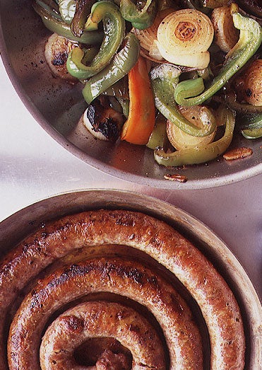 Sausage with Peppers and Onions