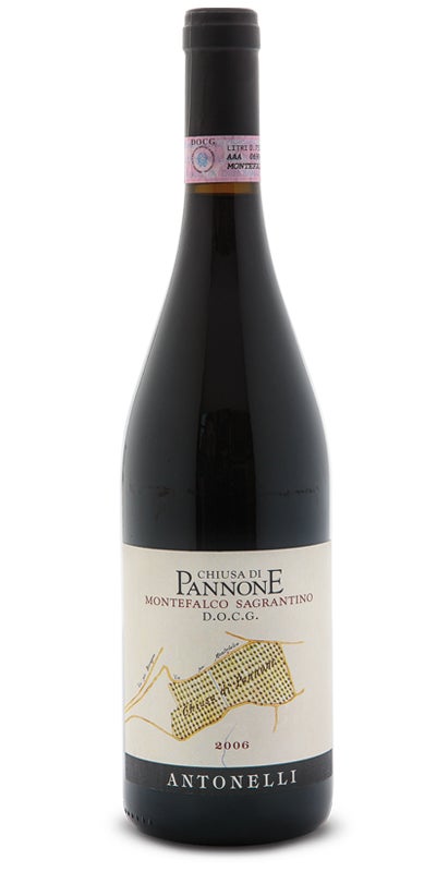 tasting notes, sagrantino wine, wines to buy, Antonelli Chiusa di Pannone 2006