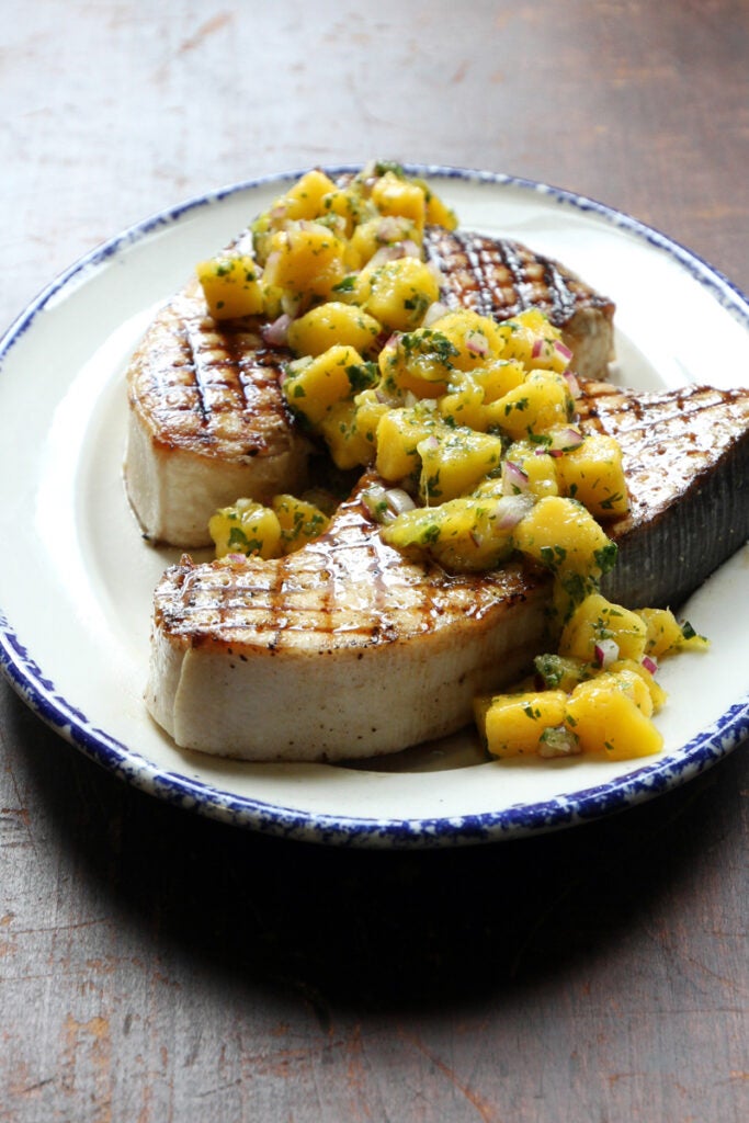 Grilled Swordfish with Mango Salsa