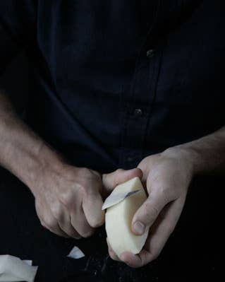 Shaping Pommes Soufflees