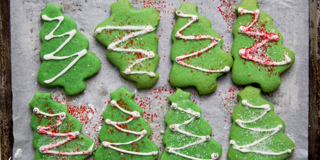 Christmas Tree Cookies