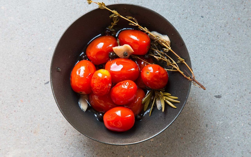 Marcia's Pickled Cherry Tomatoes