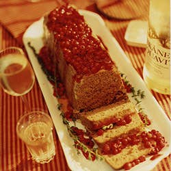 Venison Terrine with Red Currant Sauce
