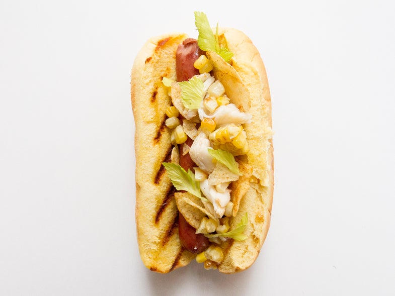 Maryland Crab Hot Dog