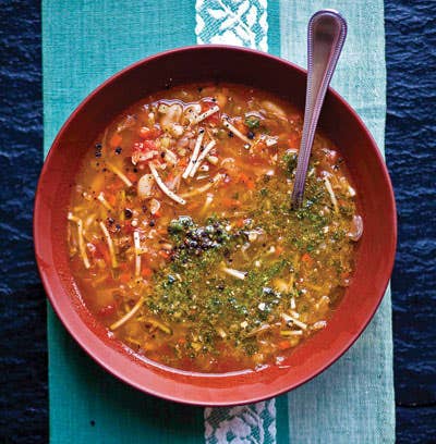 Provençal Vegetable Soup with Pistou