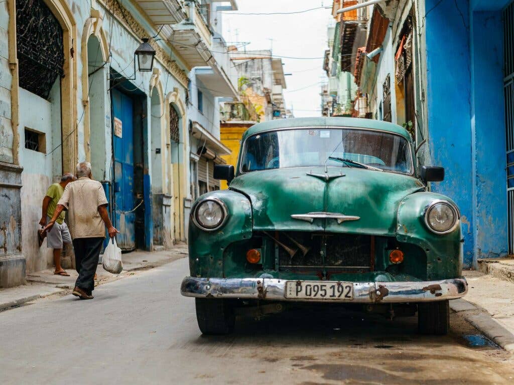 Old Cuban car