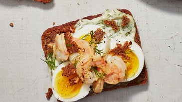 Shrimp, Egg, and Dill Smorrebrod