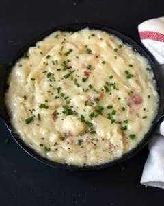 Skillet-Cooked Potatoes and Cheese