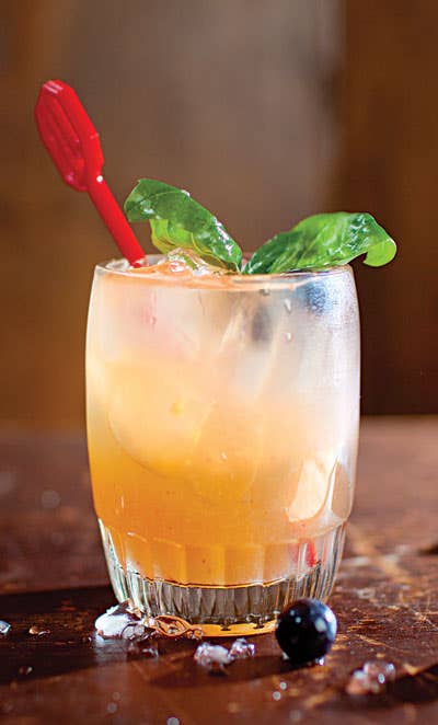 Blueberry and Basil Margarita Blueberry and Basil Margarita