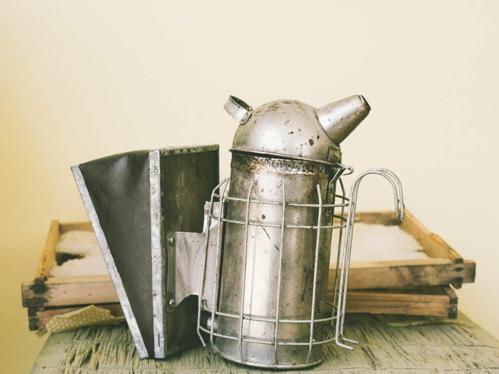 Antique beekeeping smoker, Croatia
