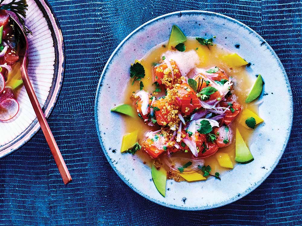 Japanese-Style Tuna Ceviche with Togarashi and Radish