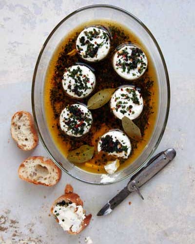Olive Oil–Marinated Goat Cheese