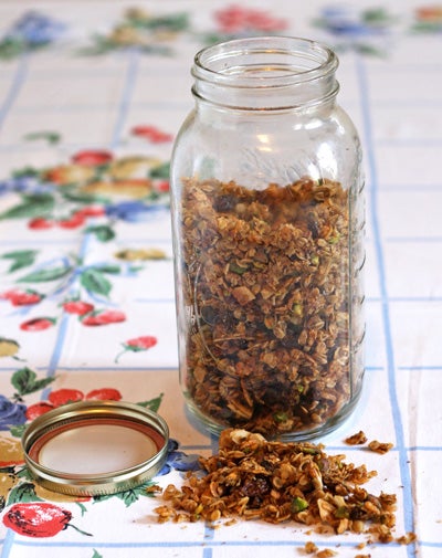 Pistachio-Coconut Olive Oil Granola