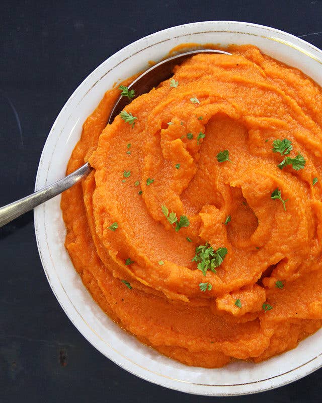 Puréed Carrots with Orange and Ginger