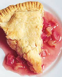 Shaker Rhubarb Pie