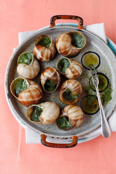 Escargots à la Bourguignonne (Snails in Garlic–Herb Butter)