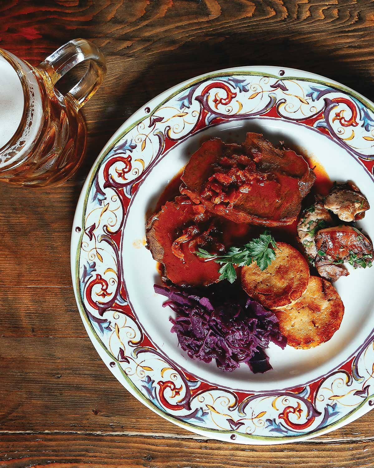 Cider Braised Red Cabbage or Sauerbraten