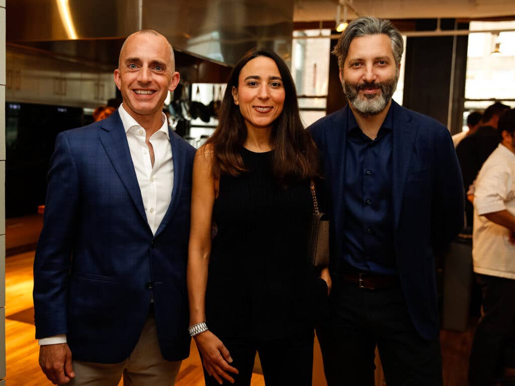 Publisher Greg Gatto with Christophe Attard and his wife Nefissa Attard