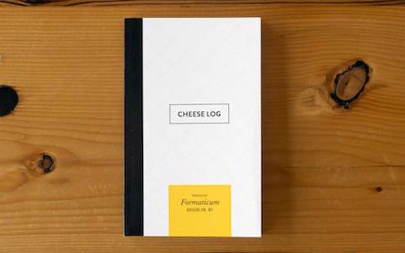 Keep notes in a cheese log