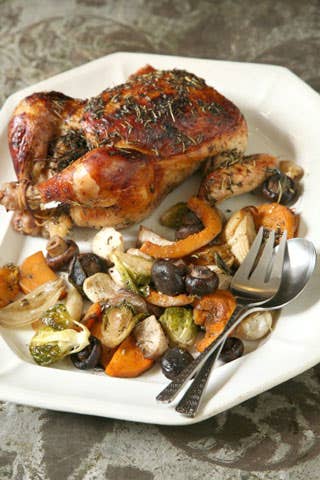 Roasted Herbed Chicken and Vegetables