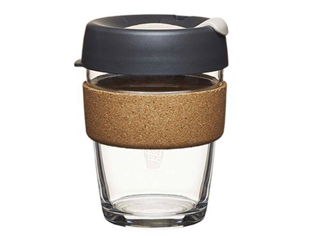 Melbourne glass-cork keep cup