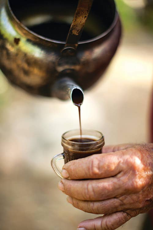 Turkish coffee at the Parliament