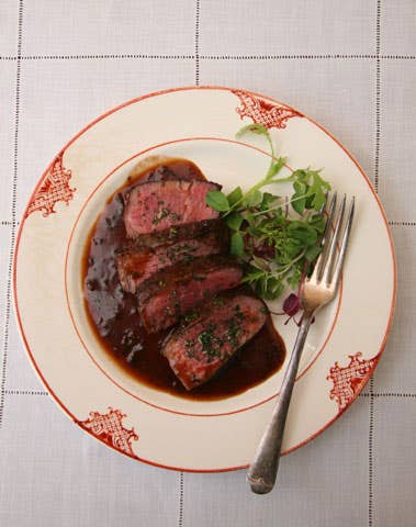 Filet Mignon with Bordelaise Sauce