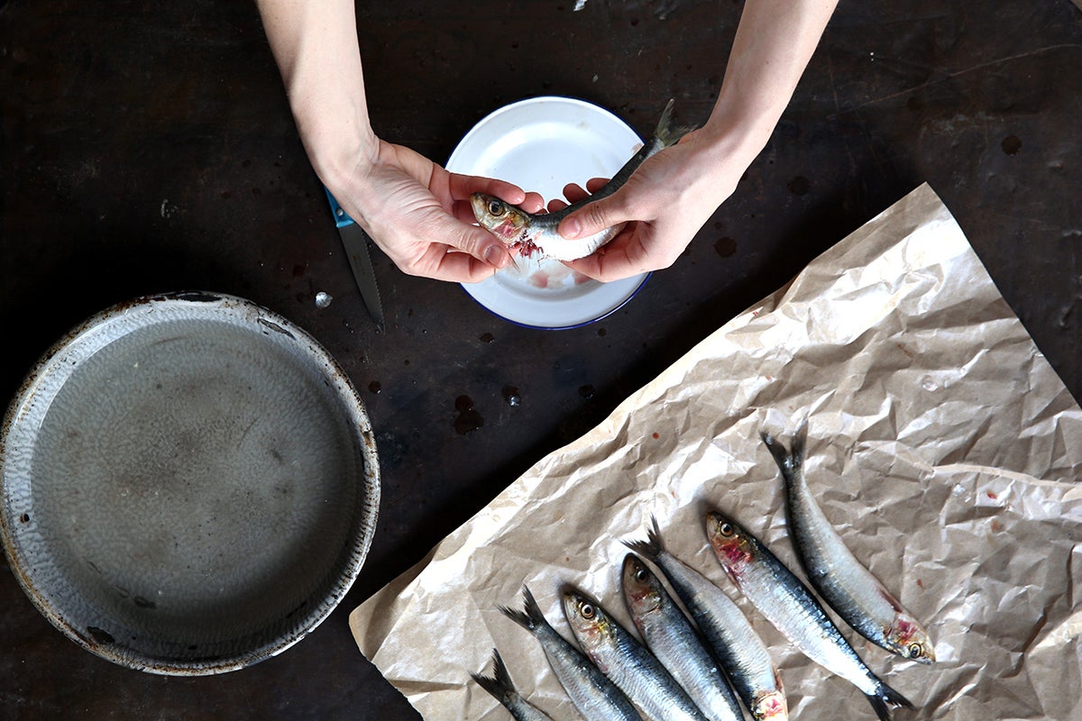 How to Clean and Fillet Sardines Saveur