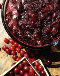 Cranberries with Port