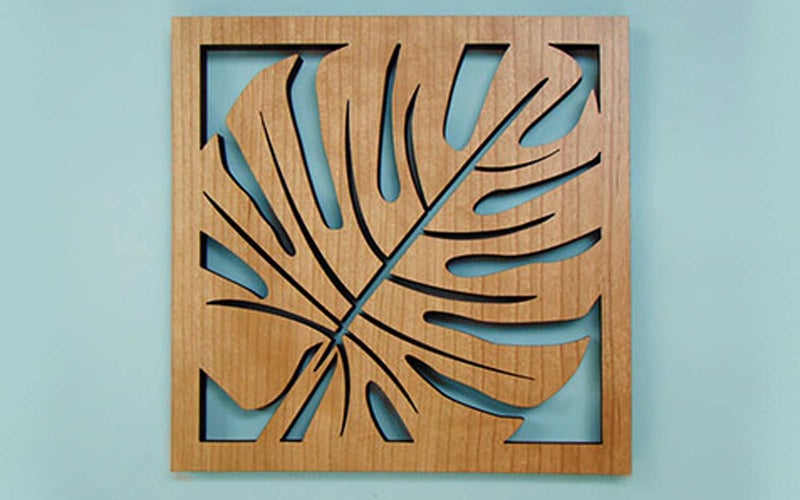 tropical leaf trivet