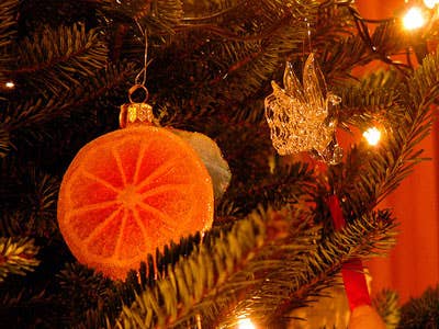 Christmas Oranges in the Stocking