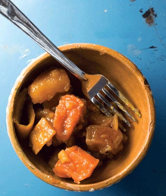 Sweet Potatoes in Syrup with Guava